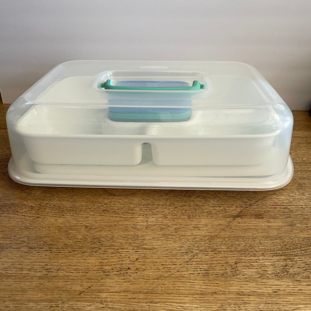 Rubbermaid Ultimate Party Serving Kit Ice Pack Dip Egg